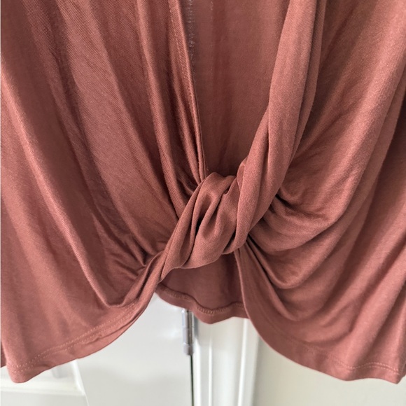 Daytrip Slub Boho Top Lace Detail, Open Twist-Back Y2K - Picture 5 of 6